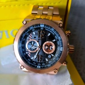 Invicta Mens 50mm Flight Aviator Chrono Watch